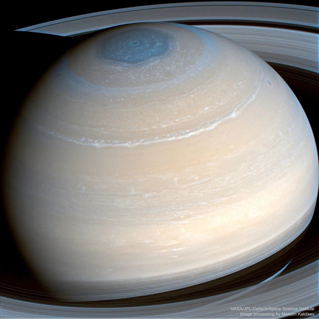 Saturn and its magnificent rings