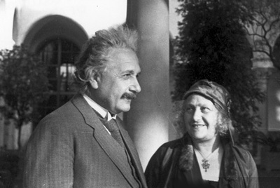 Albert and Elsa Einstein