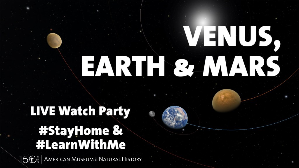 Venus, Earth, and Mars: Live Watch Party
