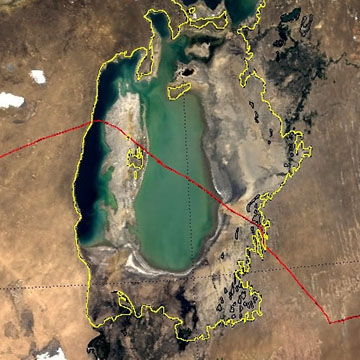 Earth Exploration Toolbook: Measuring Distance and Area in Satellite Images
