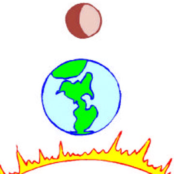 Earth, Earth’s Moon and Mars Balloons