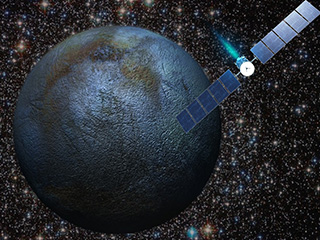 Artist's concept of the Dawn spacecraft