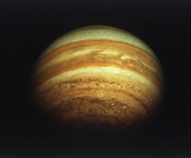 木星模糊彩色图像