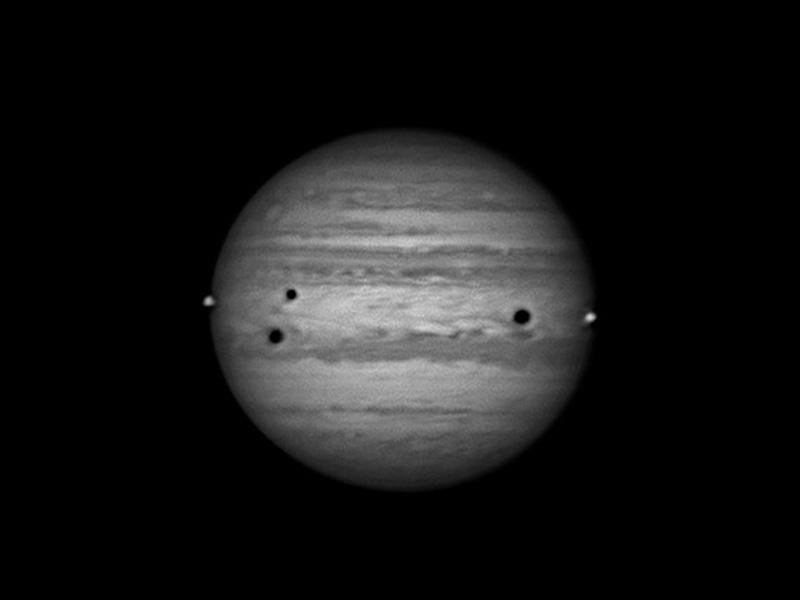 Jupiter Triple Moon Transit