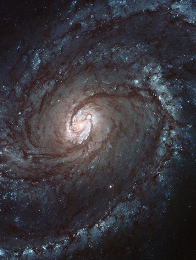 Image of the M100 galaxy