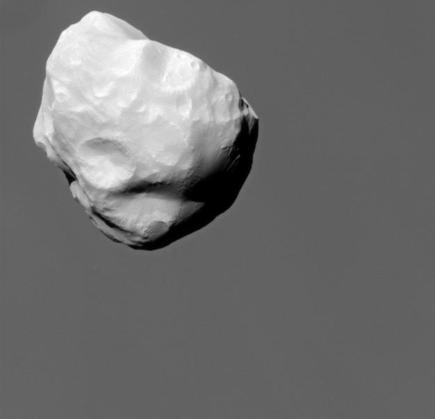 Image of moon Helene taken by the Cassini Spacecraft
