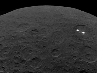 Half disc view of Ceres