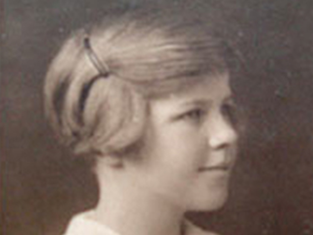 Venetia Burney Phair at age 11