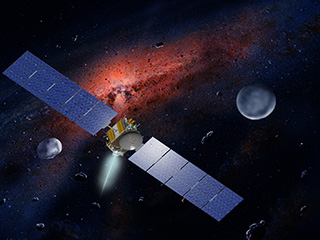 Artist's concept of the Dawn spacecraft