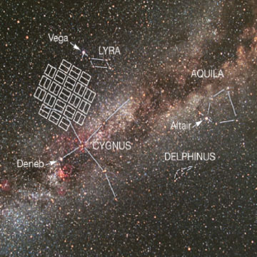 Kepler Mission Star Field Lithograph