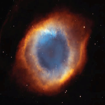 The Helix Nebula – NGC 7293 Lithograph