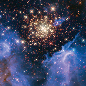 Star-forming Nebula NGC 3603 lithograph