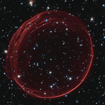 Supernova Remnant SNR 0509 lithograph