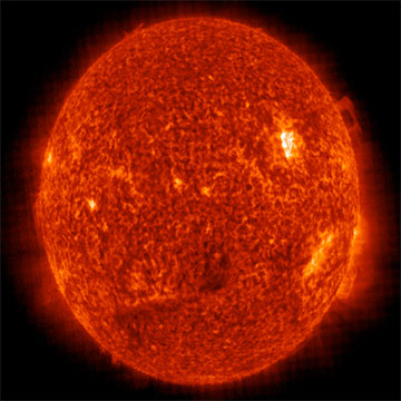 Scale Model of Sun and Earth