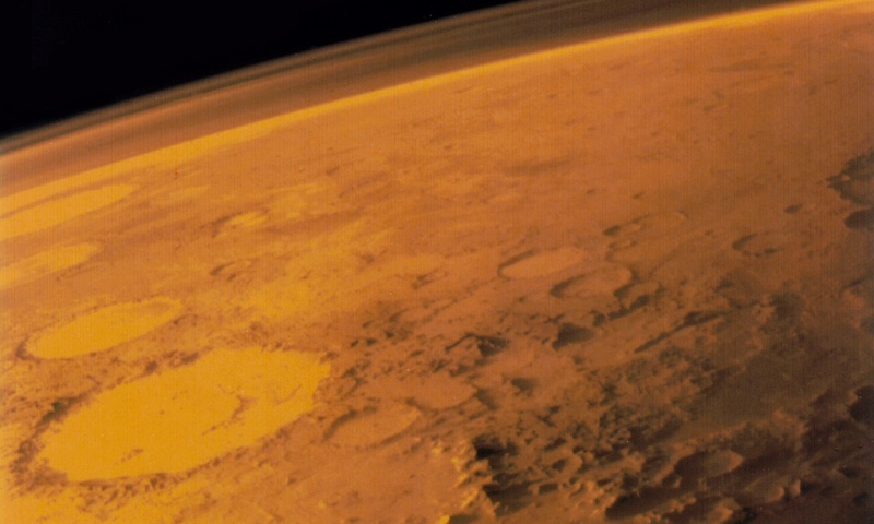 An image of the Martian surface