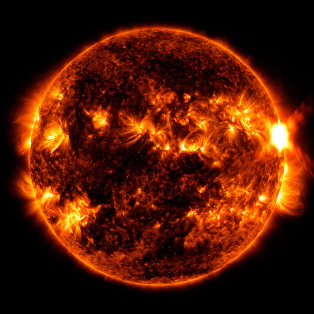 
			Strong Solar Flare Erupts from Sun - NASA Science			