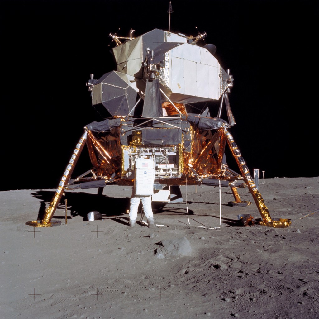 View Apollo 11 Lunar Module As It Rested on Lunar Surface - NASA Science