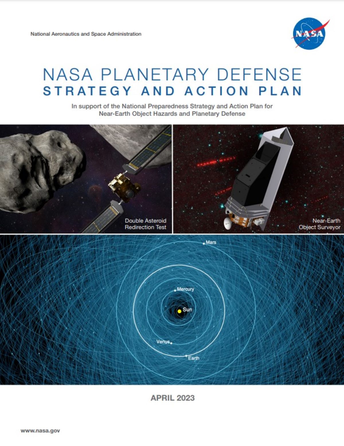 NASA Planetary Defense Strategy and Action Plan cover