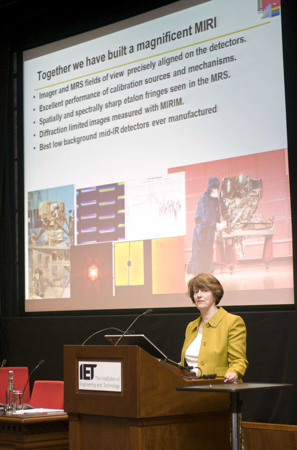 Gillian Wright, European principal investigator, James Webb Space Telescope, mid-infrared instrument (MIRI)