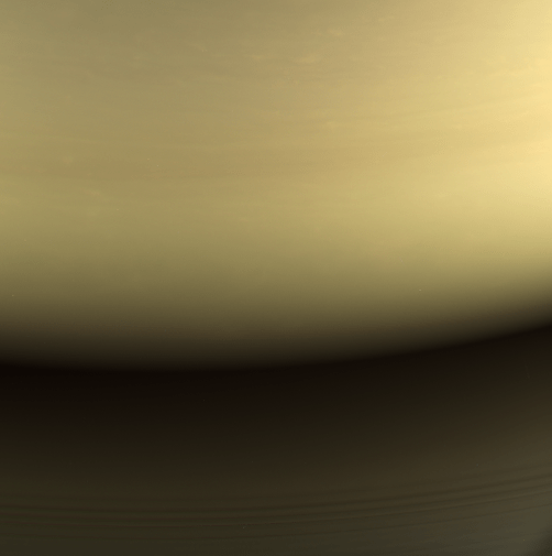 Color image of Saturn