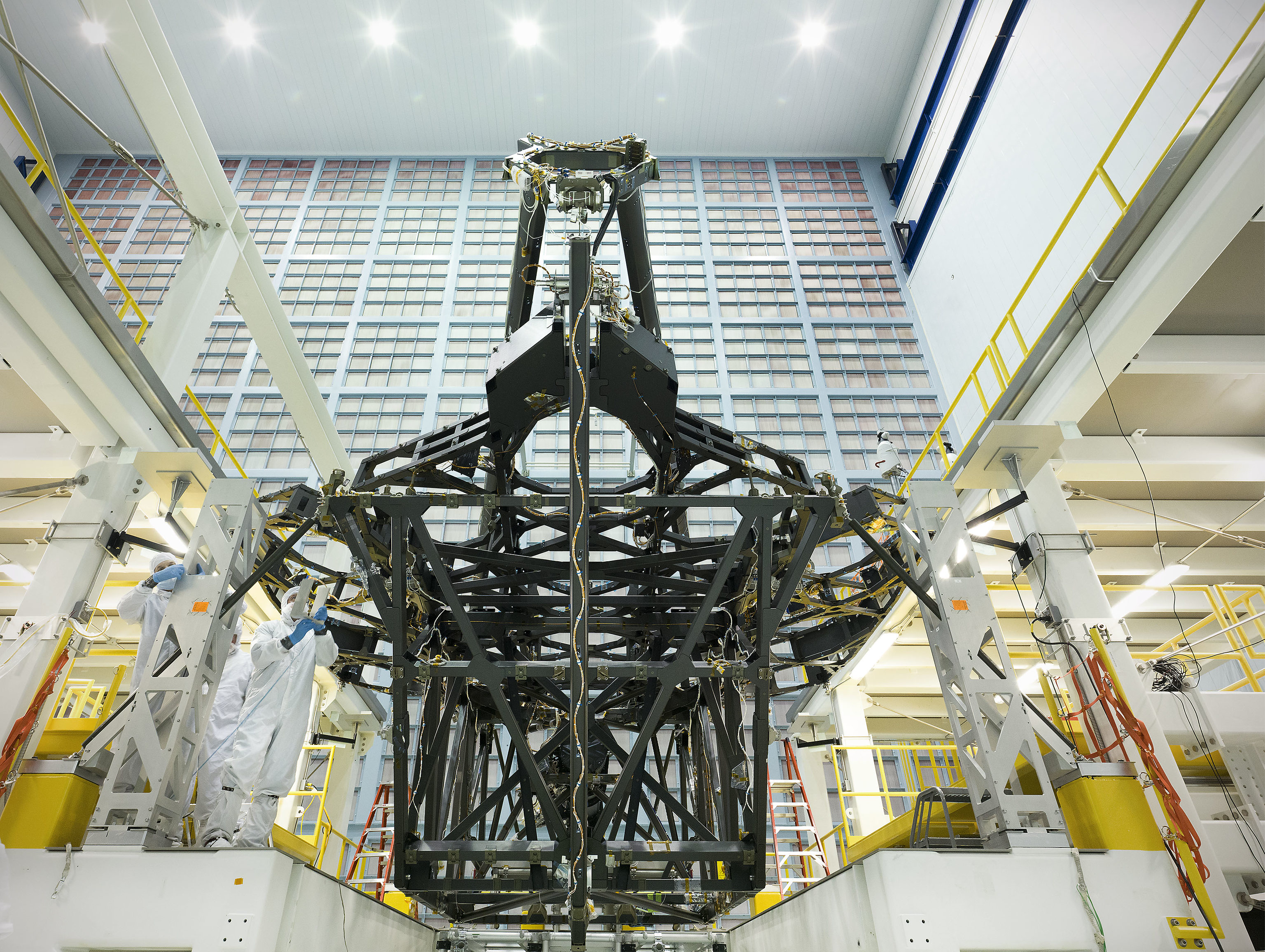 James Webb Space Telescope Structure Poised for Mirror Assembly
