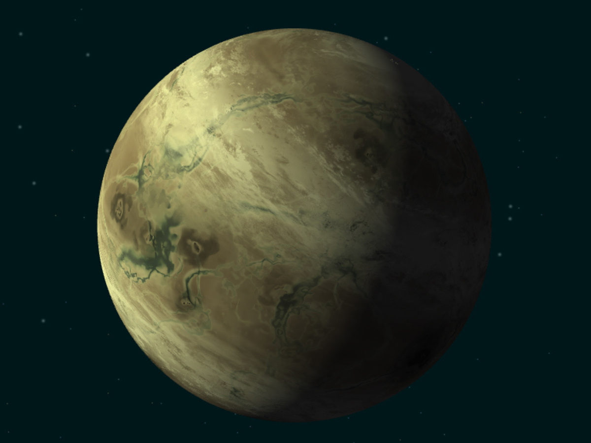 Illustration of Kepler-452 b