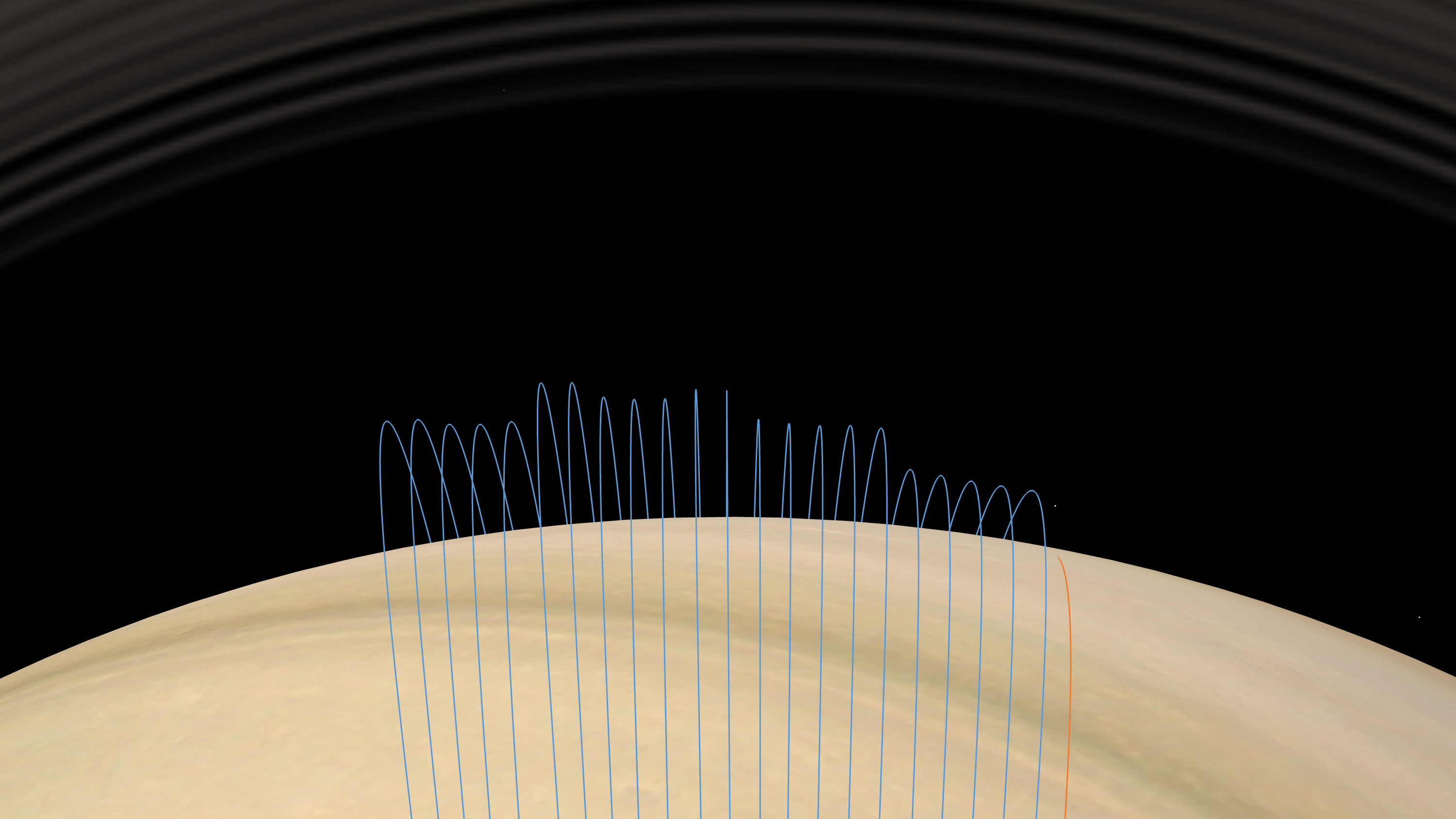 Grand Finale Orbits - Side View - NASA Science