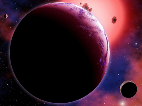 Super-Earth Exposed (Artist's Concept)