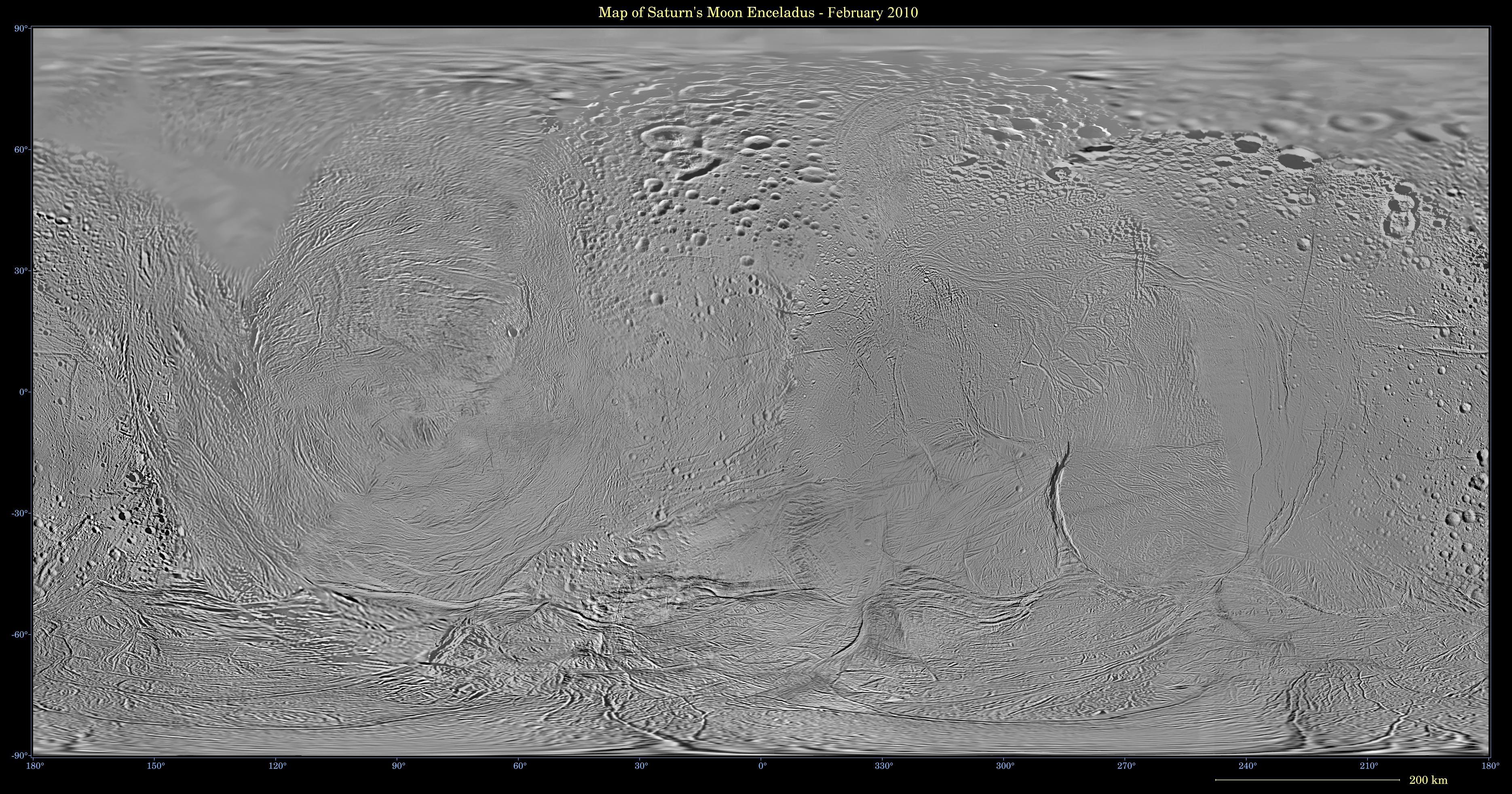 Global map of Enceladus