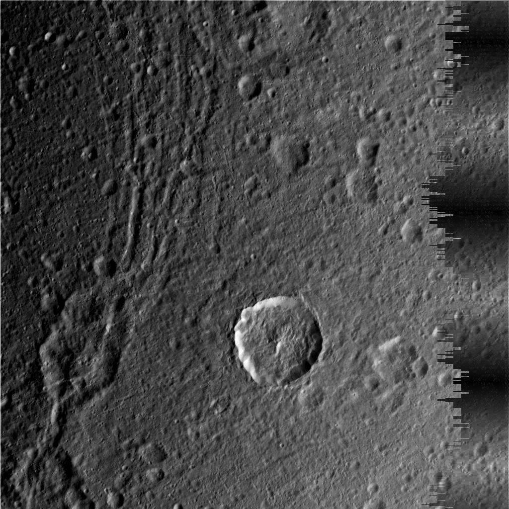 Dione Close-Up (Raw image) - NASA Science