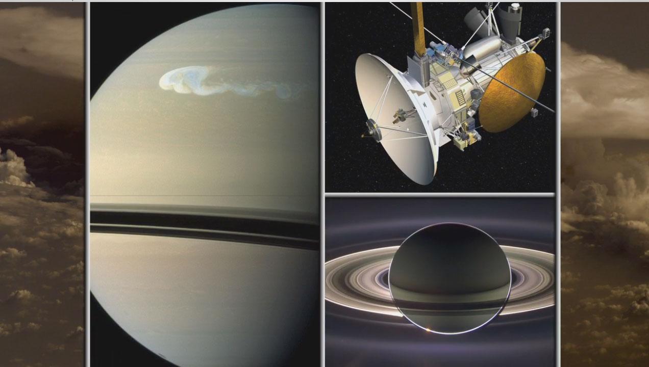 In the aftermath of a massive storm in Saturn's northern hemisphere, NASA's Cassini spacecraft observed record-setting disturbances in the planet's upper atmosphere, including an unprecedented spike in temperature and a huge increase in the amount of ethylene gas, the origin of which is a mystery.