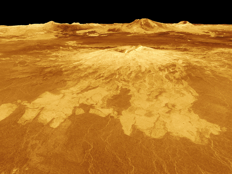 Sapas Mons on the the planet Venus