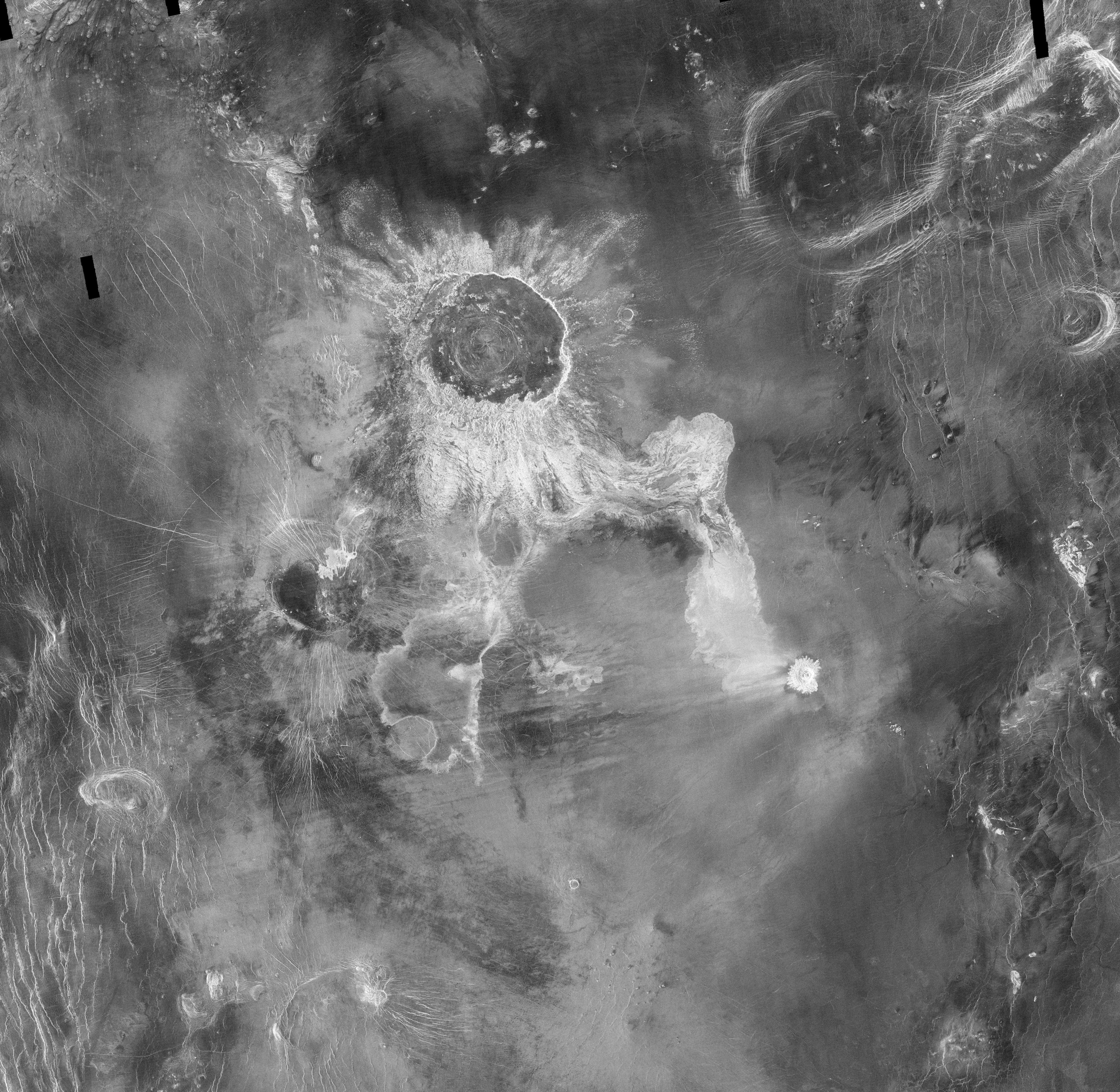 Crater on Venus