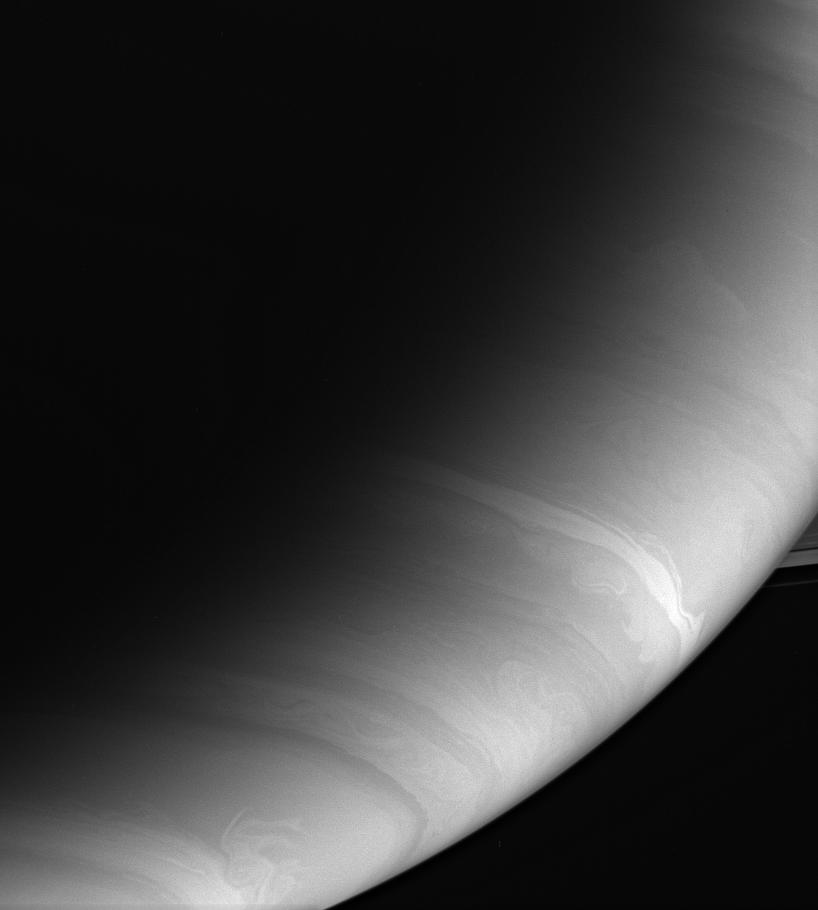 The clouds of Saturn