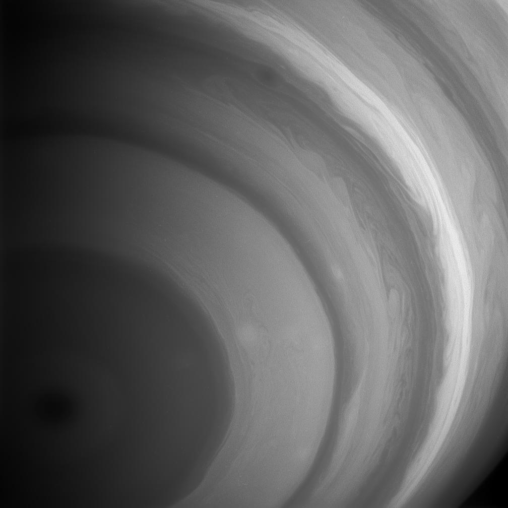 Saturn's southern hemisphere