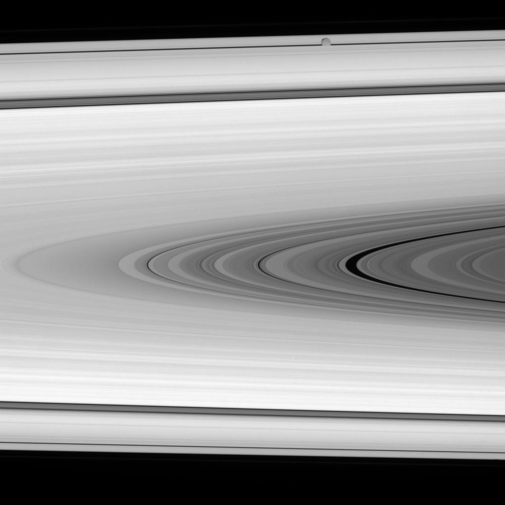 Saturn's rings and Epimetheus