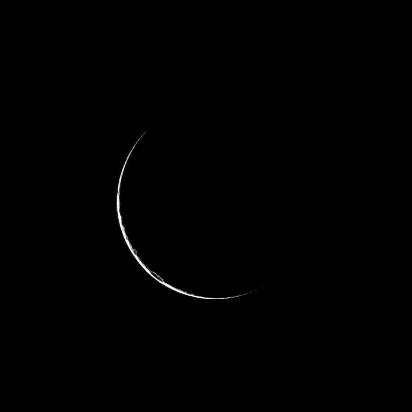 A sliver of Dione