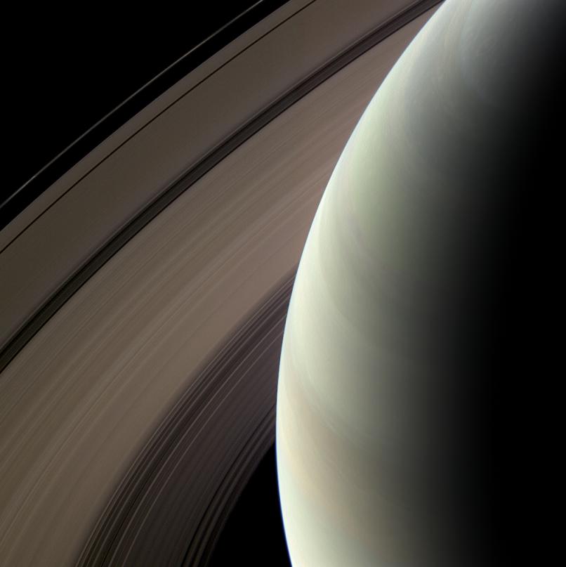 Saturn's and its rings