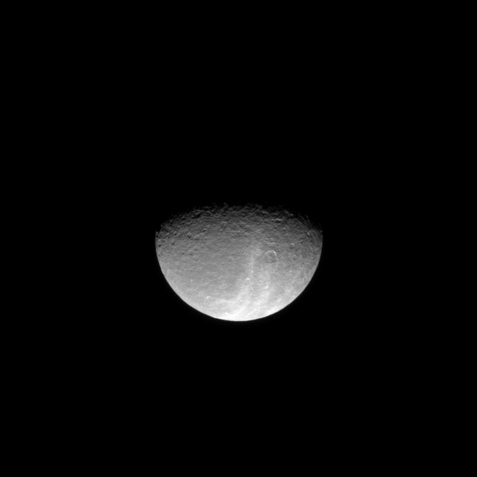 Saturn's moon Rhea