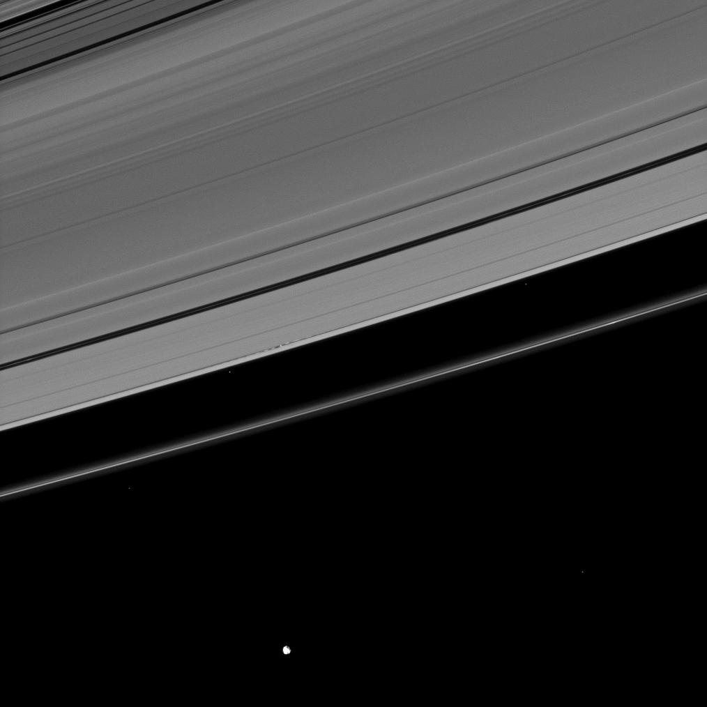 Disturbances created in Saturn's A ring by its moon Daphnis