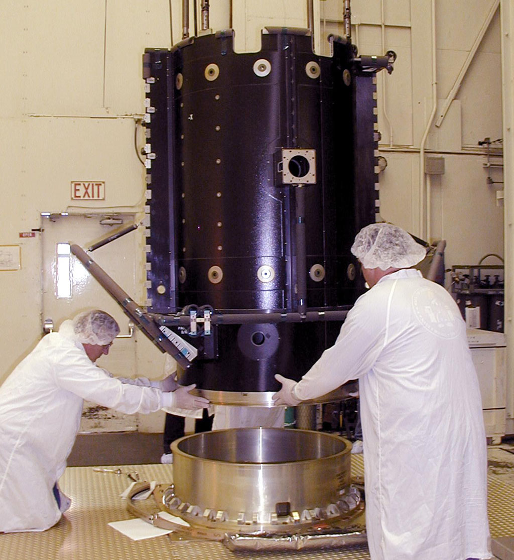 Dawn Spacecraft Being Assembled