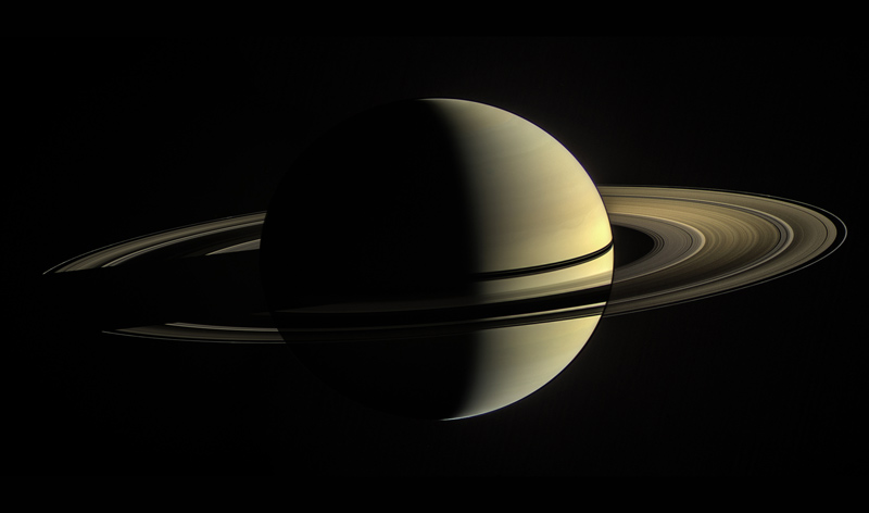 Saturn and its majestic rings