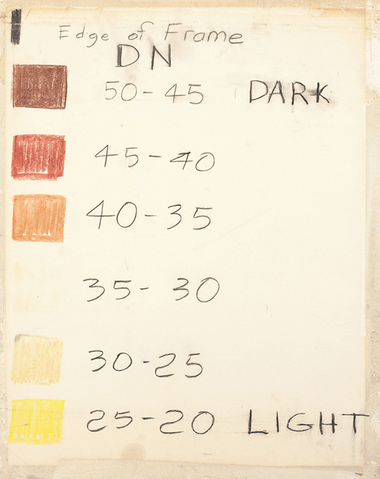 First Mars Image Color Key