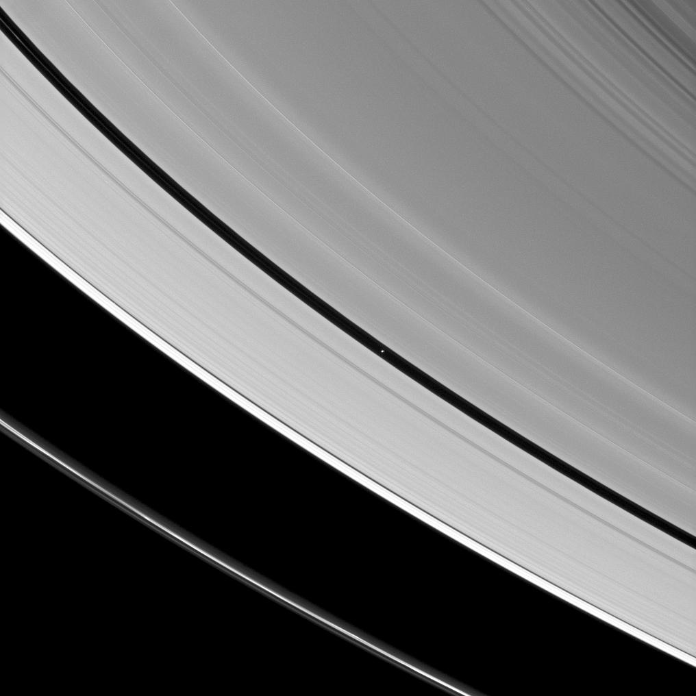 Saturn's A ring and Pan
