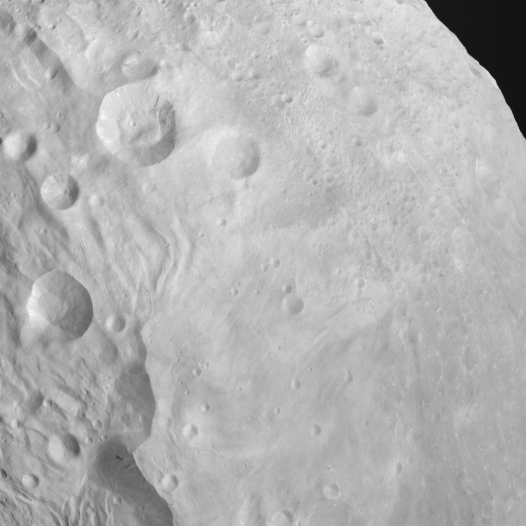 Craters Scarps Troughs Grooves And Plains On Vesta Nasa Science