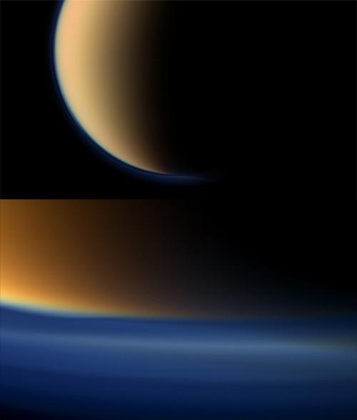 Titan's south polar region