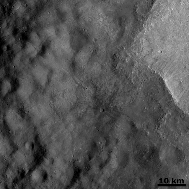 Fresh Dark Ray Crater - NASA Science