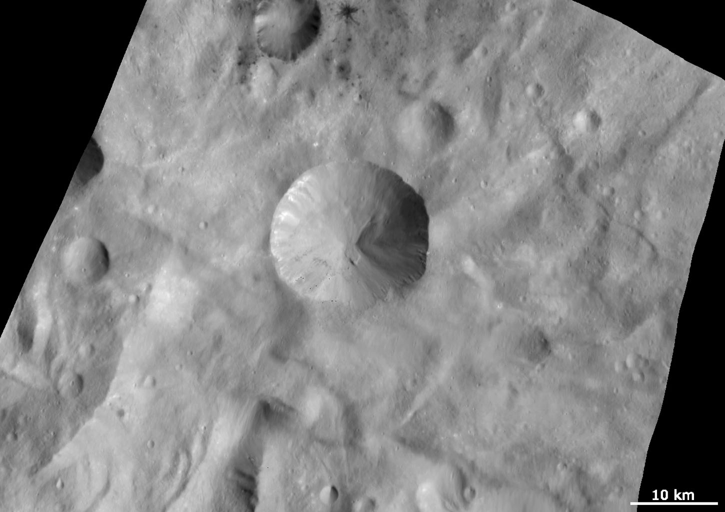 Sextilia Crater and Surroundings NASA Science