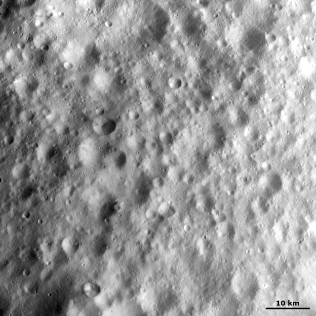 Cratered Terrain in Vesta's Equatorial Region - NASA Science