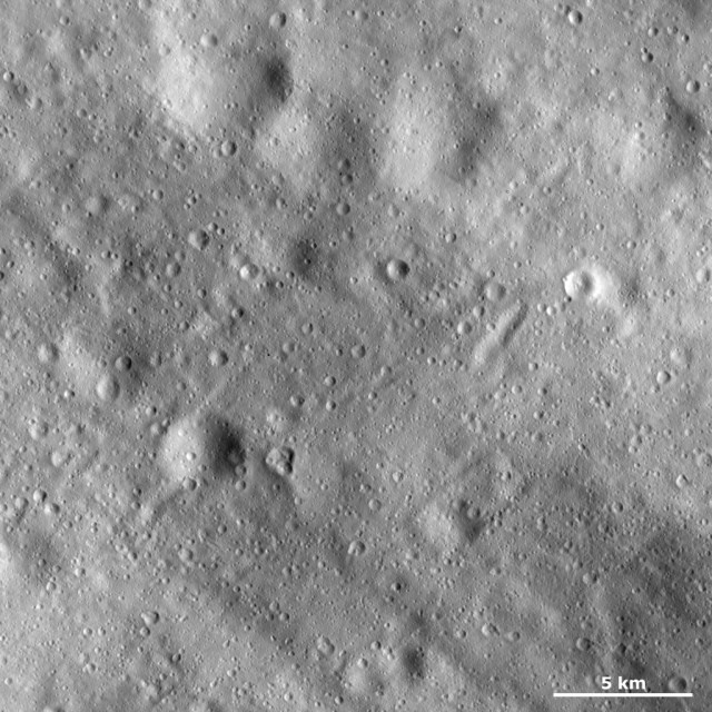 Cratered Surface of Vesta - NASA Science